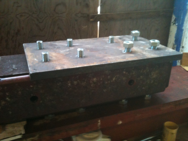 Welding and Fabrication on site of support posts